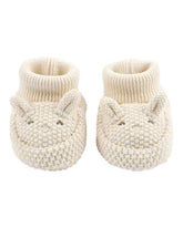 Zapatos Crochet Conejo Crema